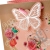 Nature Love with Glitter and Silver Foil Detail - Large x 1pc