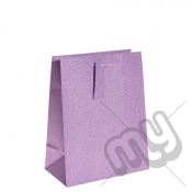 Pink / Purple Glitter Gift Bag - Large x 1pc