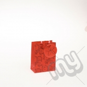 Luxury Red Glitter Paper Gift Bag - Small x 1pc