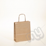 Brown Kraft Paper Bags with Twisted Handles - Small x 25pcs