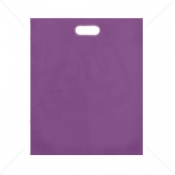 Purple Patch Handle Fashion Carrier Bags 38x46+8cm x 500pcs