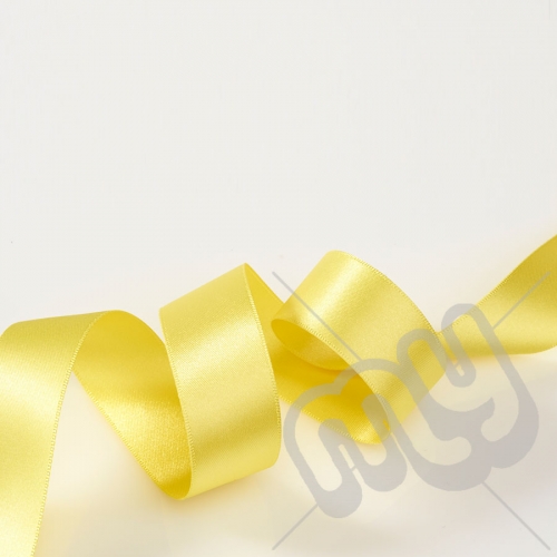 Yellow Double Satin Ribbon 5mm x 20 metres