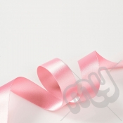Light Pink Double Satin Ribbon 25mm x 20 metres