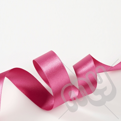 Fuschia Pink Double Satin Ribbon 15mm x 20 metres