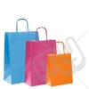 Coloured Kraft Twisted Paper Carrier Bags